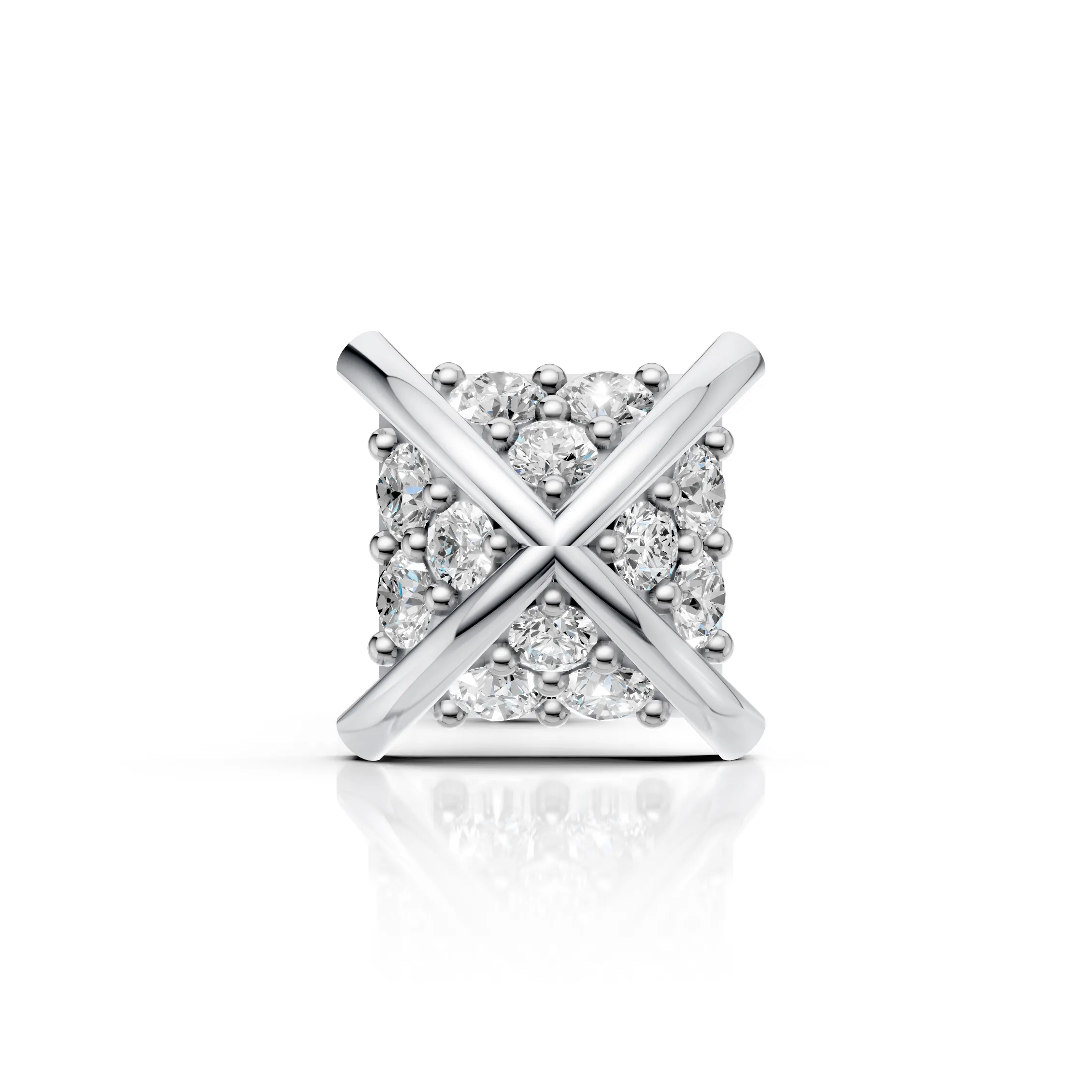 Diamond Criss Cross Square Design